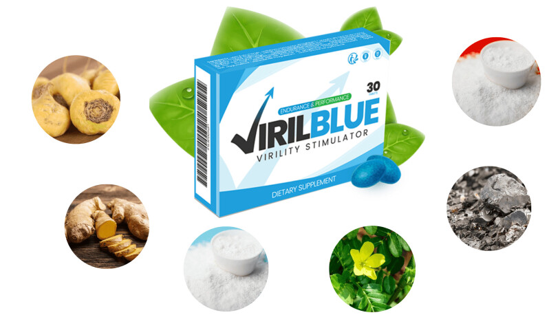 Ingredientes de Viril Blue y sustancias activas contenidas en la fórmula